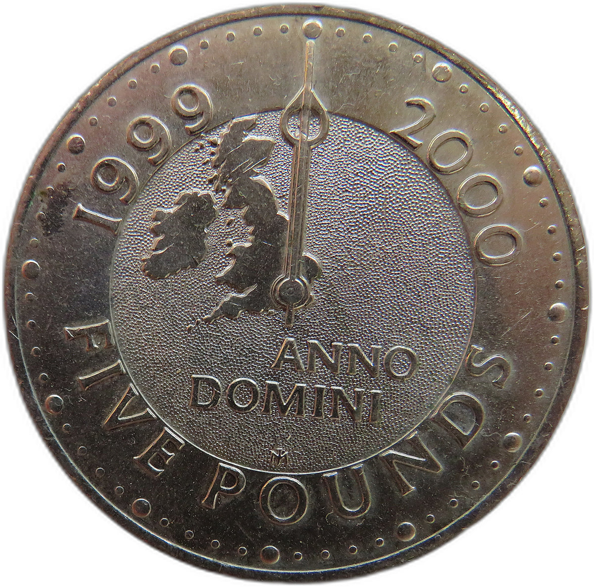 1999-2000 "Anno Domini" Millennium Commemorative £5 Coin