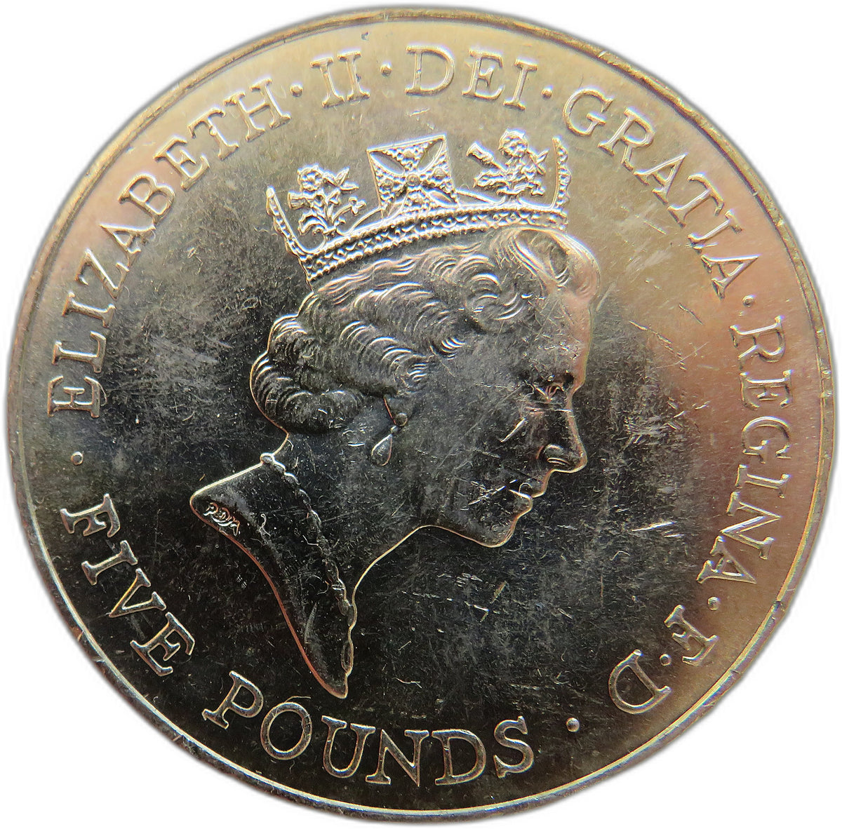 1926-1996 Queen Elizabeth II 70th Birthday Commemorative £5 Coin