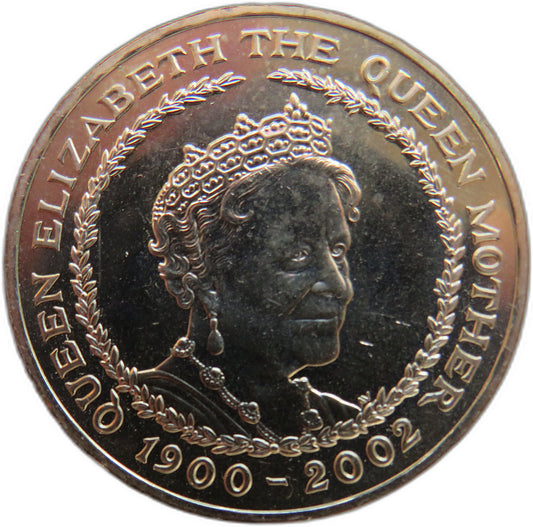 1900-2002 Queen Elizabeth The Queen Mother Commemorative £5 Coin