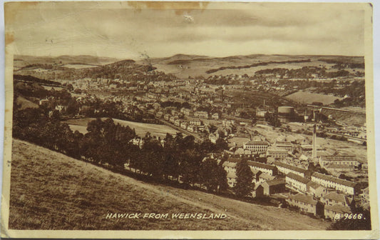 Vintage Postcard of Hawick From Weensland