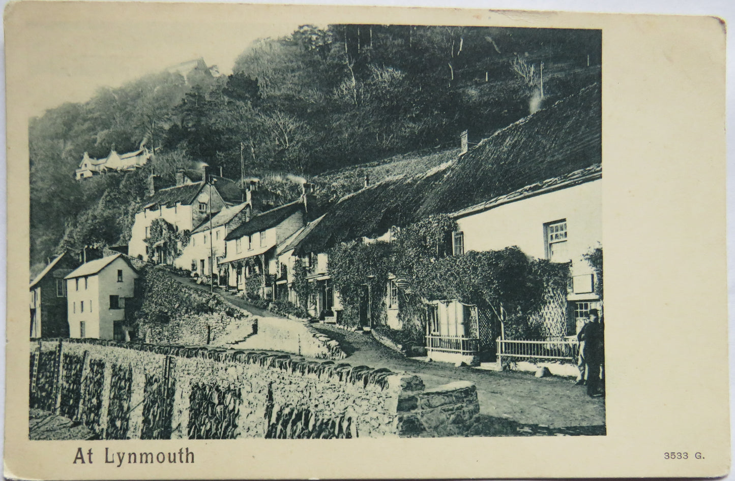Vintage Postcard of At Lynmouth
