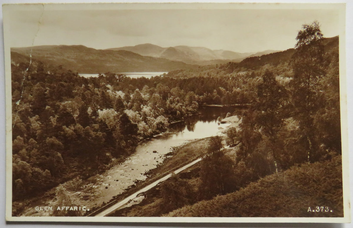 Vintage Postcard of Glen Affaric, Valentine's Series
