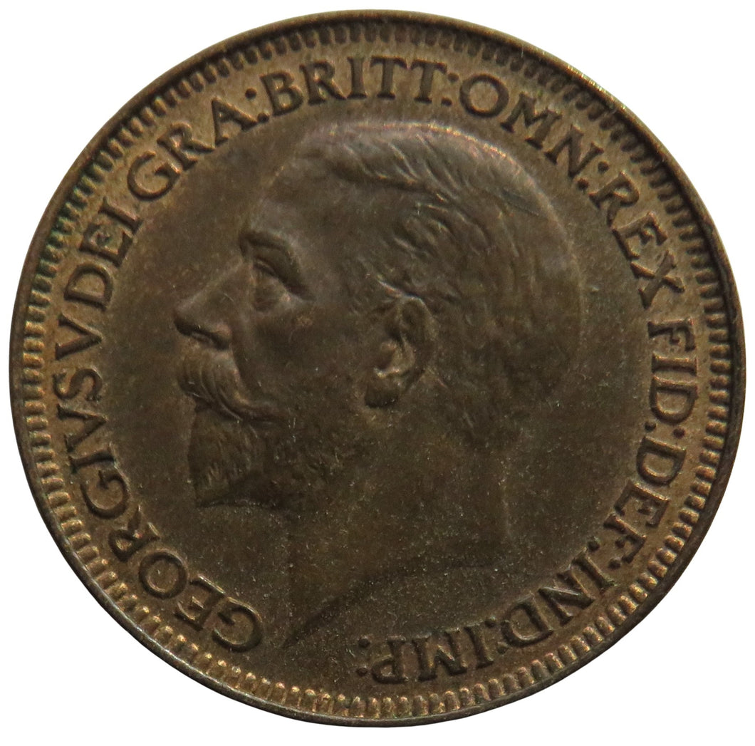 1926 King George V Farthing Coin In High Grade - Great Britain