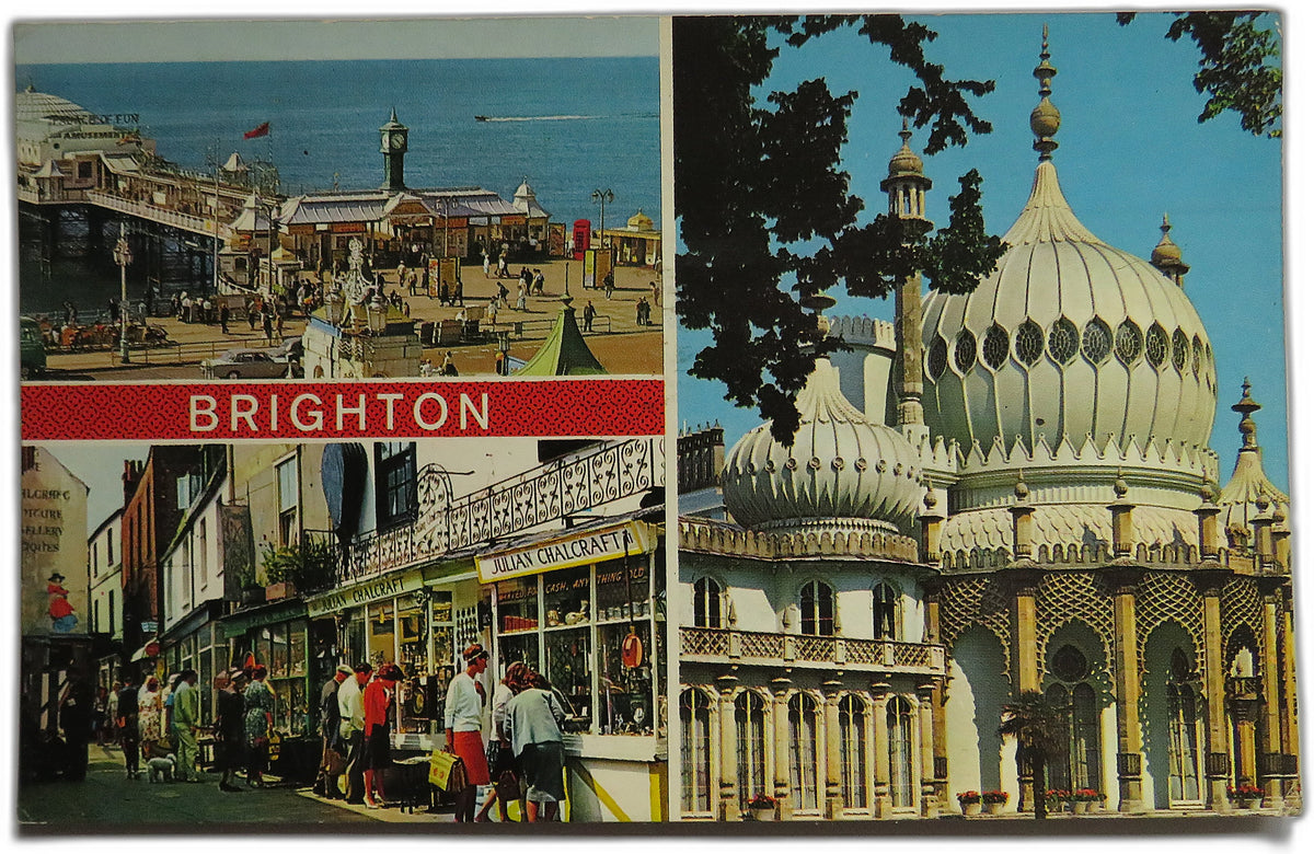 Vintage Multiview Postcard of Brighton, D. Constance Limited