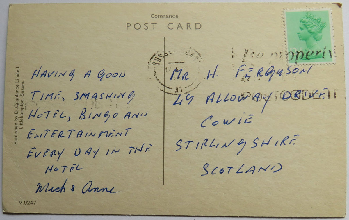 Vintage Multiview Postcard of Brighton, D. Constance Limited