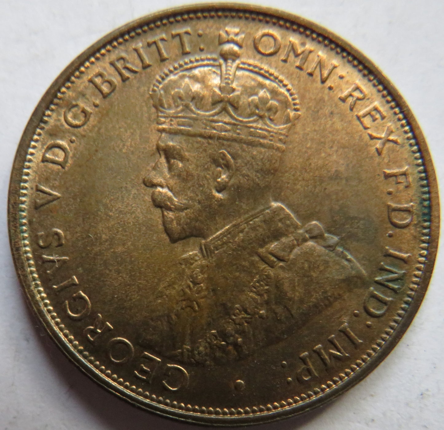 1933 King George V States of Jersey 1/12th of a Shilling Coin