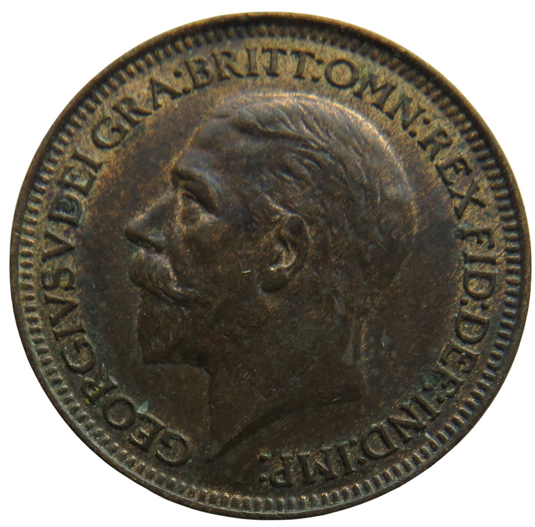 1927 King George V Farthing Coin In Higher - Great Britain