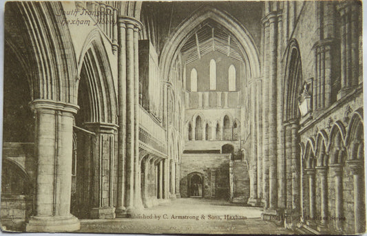 Vintage Postcard of Hexham Abbey