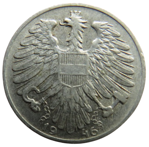 1946 Austria One Schilling Coin