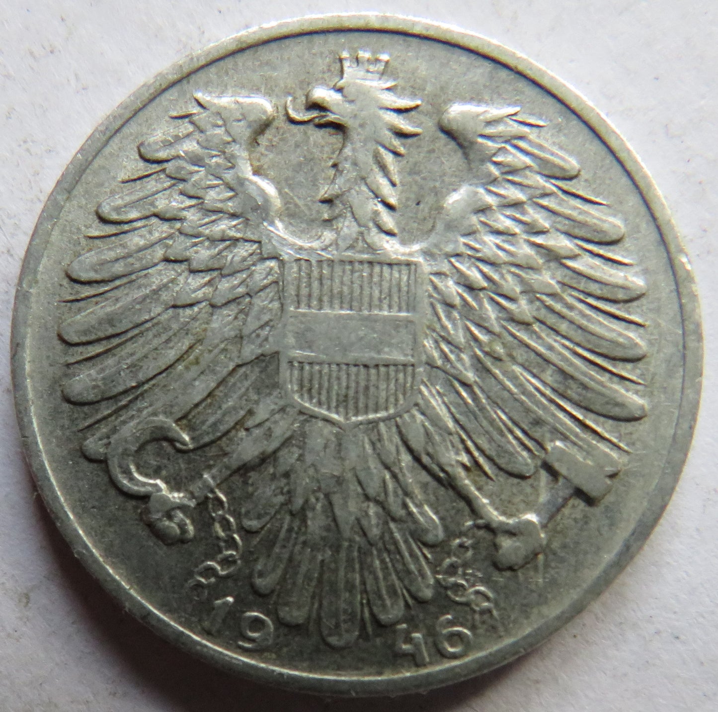 1946 Austria One Schilling Coin