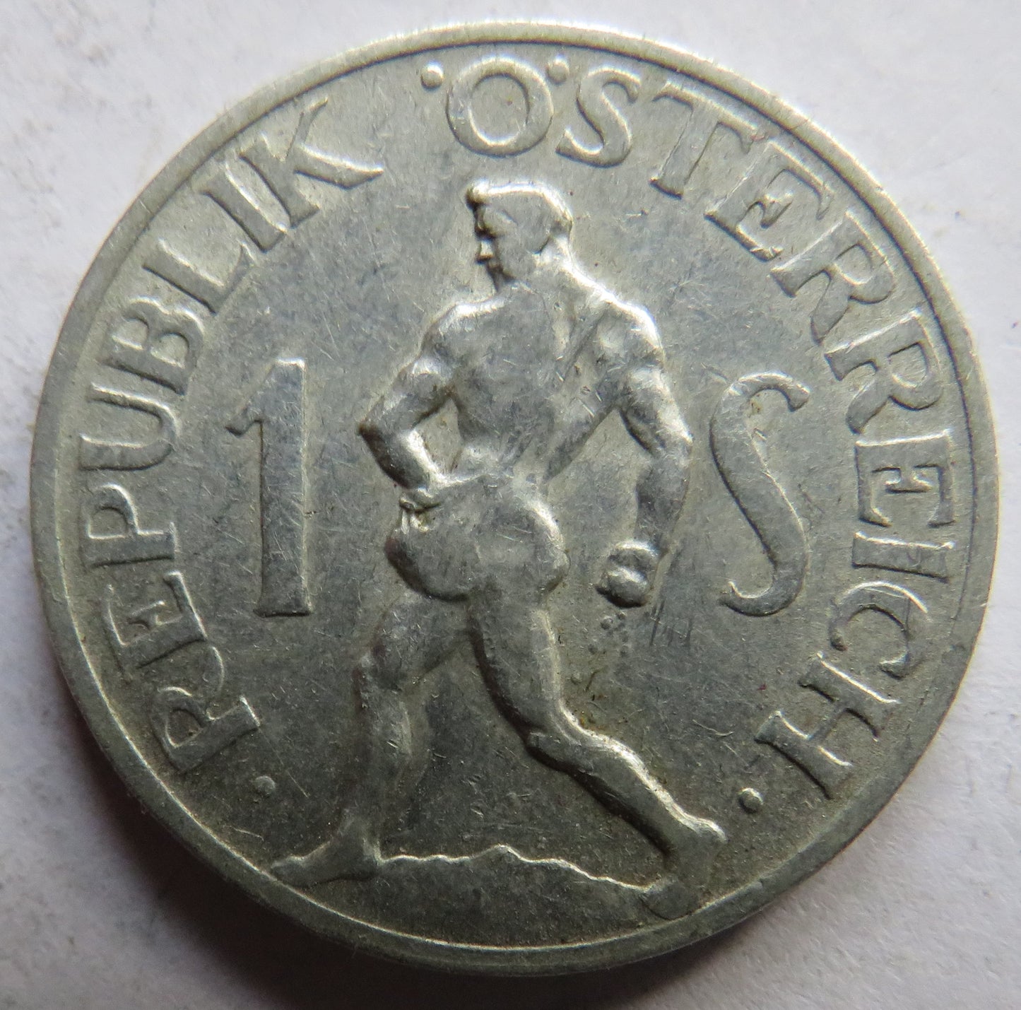 1946 Austria One Schilling Coin