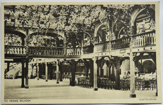 Vintage Postcard of The Viennese Ballroom, Clacton-On-Sea