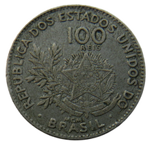 Load image into Gallery viewer, 1901 Brazil 100 Reis Coin
