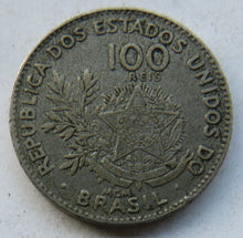 Load image into Gallery viewer, 1901 Brazil 100 Reis Coin
