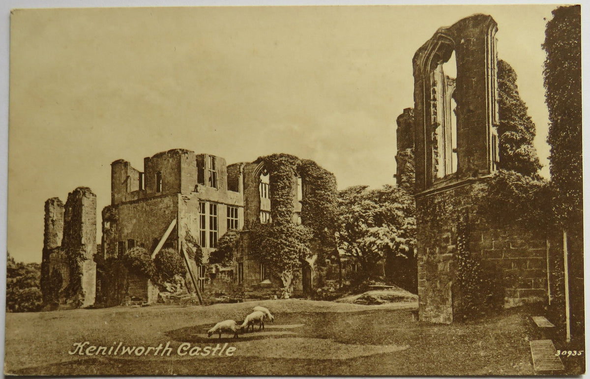 Vintage Postcard of Kenilworth Castle, Frith's Series