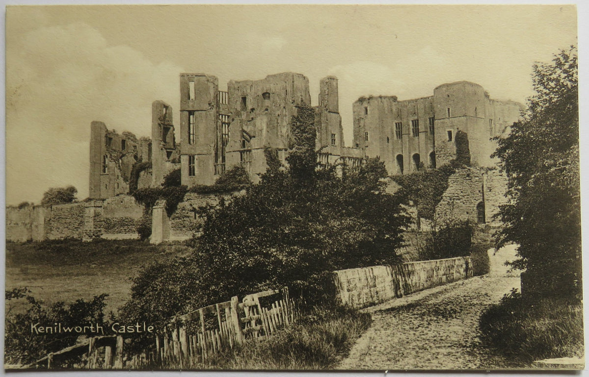 Vintage Postcard of Kenilworth Castle, W. H. Smith & Sons Series