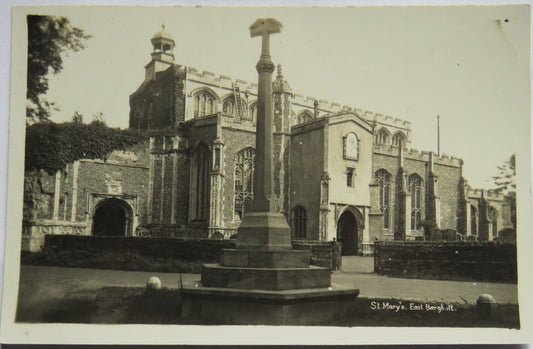 Vintage Postcard of St Mary's East Bergholt Church