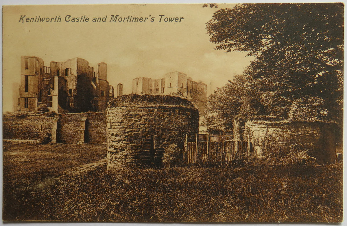 Vintage Postcard of Kenilworth Castle and Mortimer's Tower, Valentine's Series