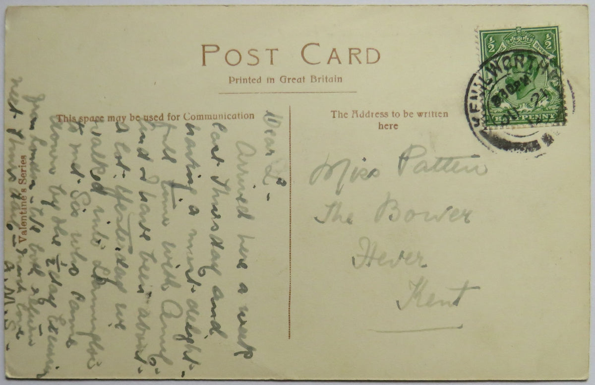 Vintage Postcard of Kenilworth Castle and Mortimer's Tower, Valentine's Series