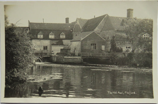 Vintage Postcard of The Mill Pool, Flatford