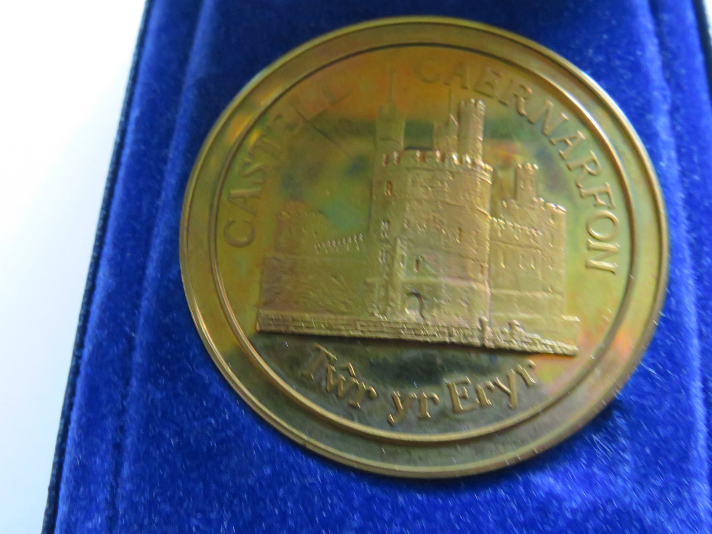 1975 European Architectural Heritage Year Castell Caernarfon Commemorative Medal