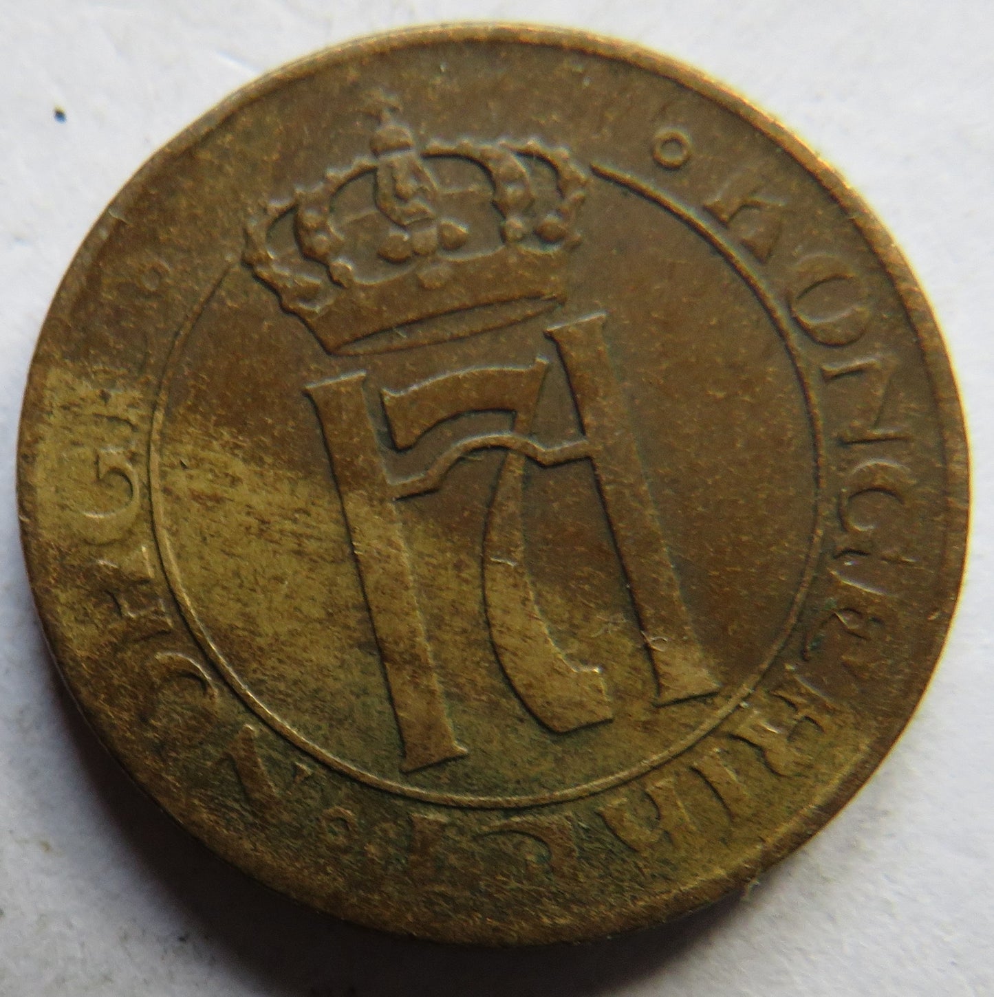 1921 Norway 2 Ore Coin