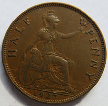 Load image into Gallery viewer, 1927 King George V Halfpenny Coin - Great Britain
