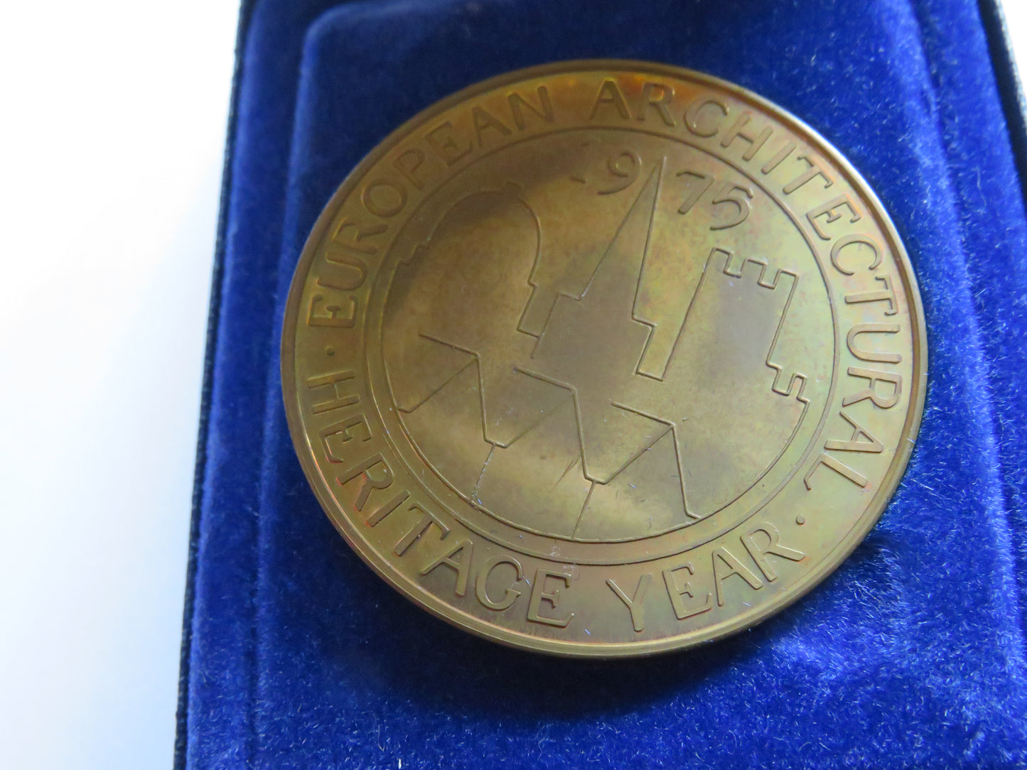 1975 European Architectural Heritage Year Castell Caernarfon Commemorative Medal