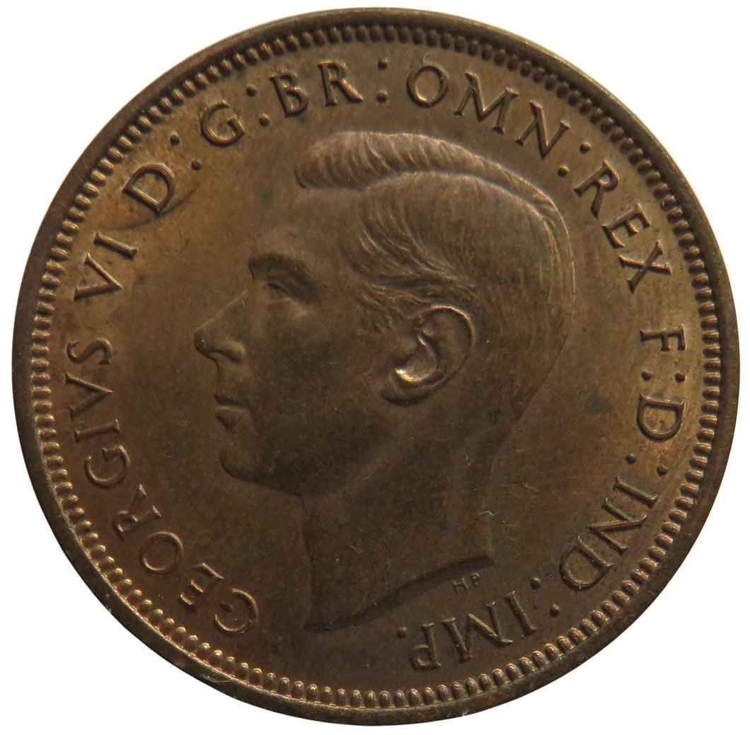 1938 King George VI Halfpenny Coin In High Grade - Great Britain