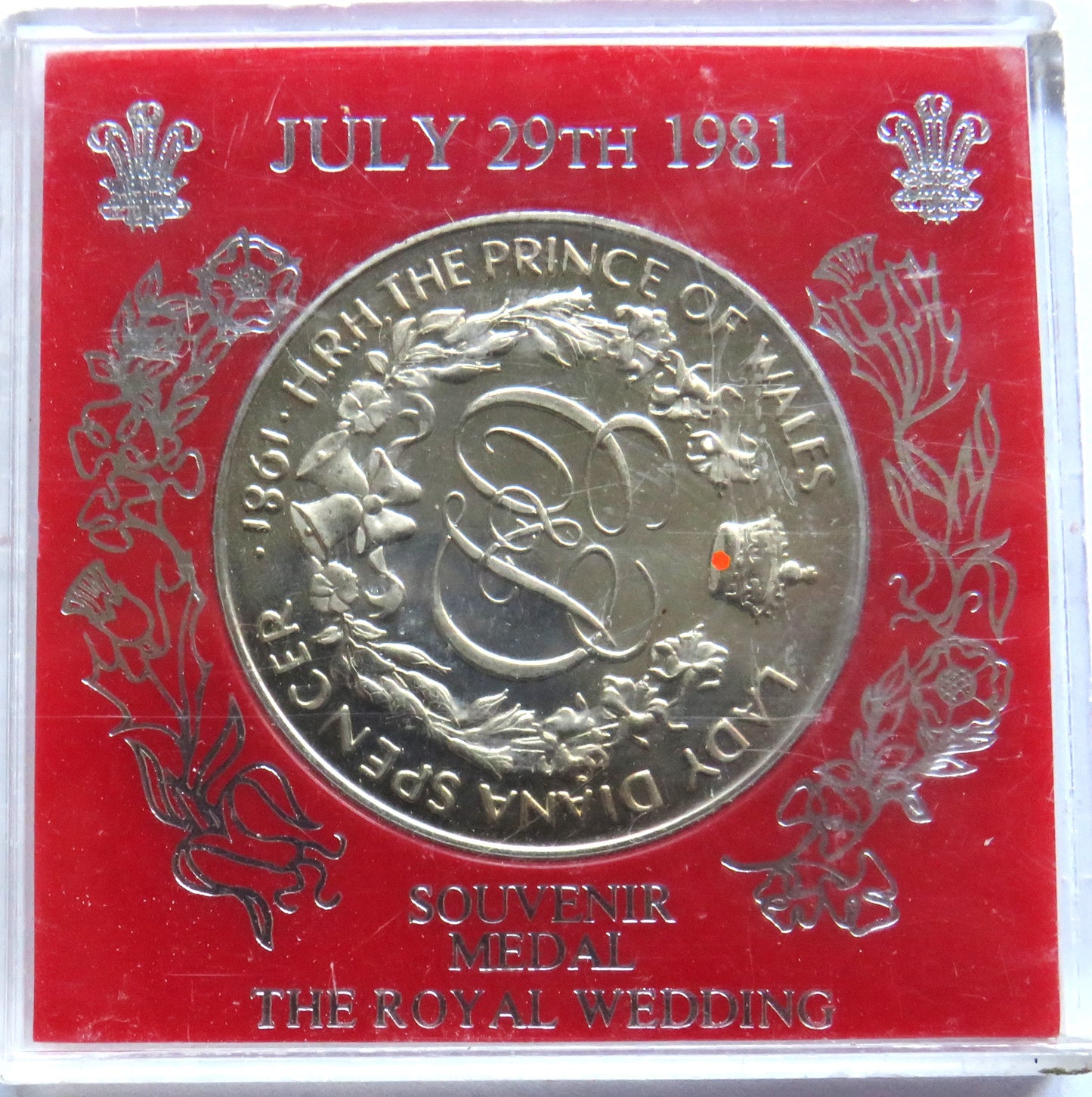 1981 Royal Wedding Cased Souvenir Medal Charles & Diana