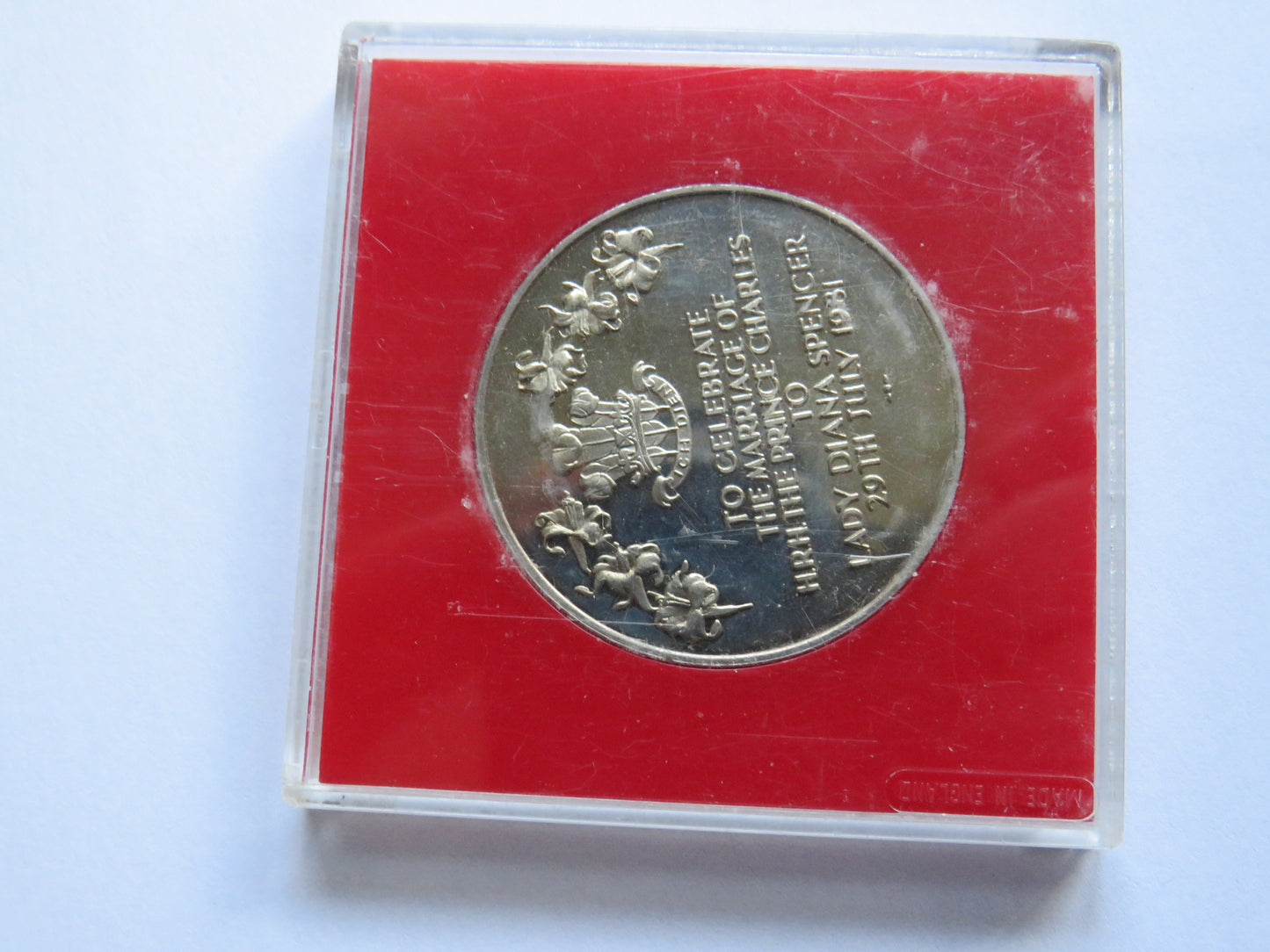 1981 Royal Wedding Cased Souvenir Medal Charles & Diana