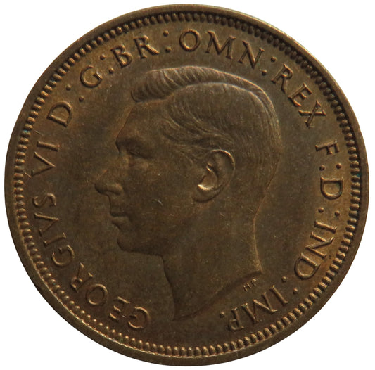 1941 King George VI Halfpenny Coin In High Grade - Great Britain