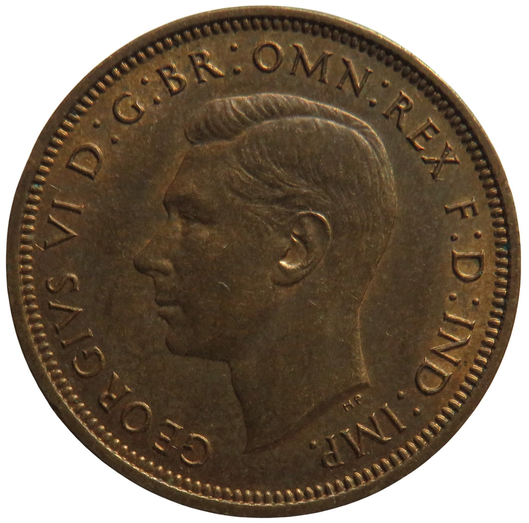 1941 King George VI Halfpenny Coin In High Grade - Great Britain