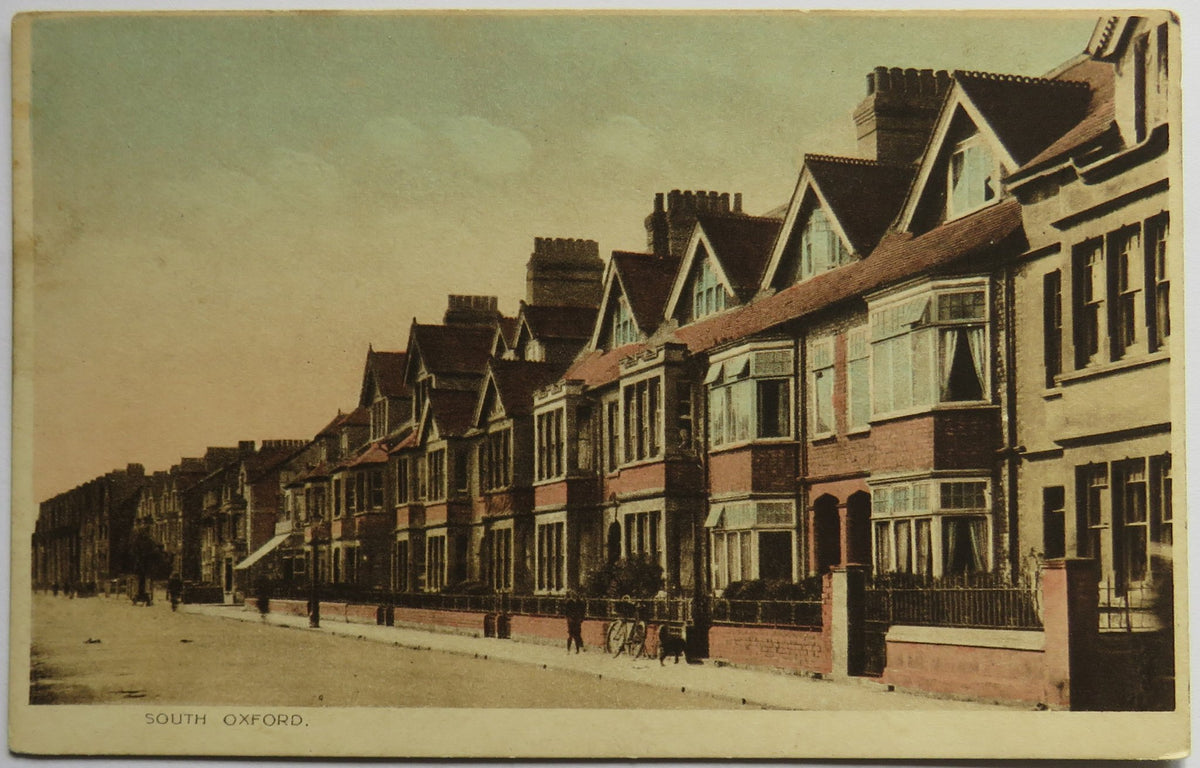 Vintage Postcard of South Oxford, The Milton "Handcoloured Photogravure" - Woodstone Bros