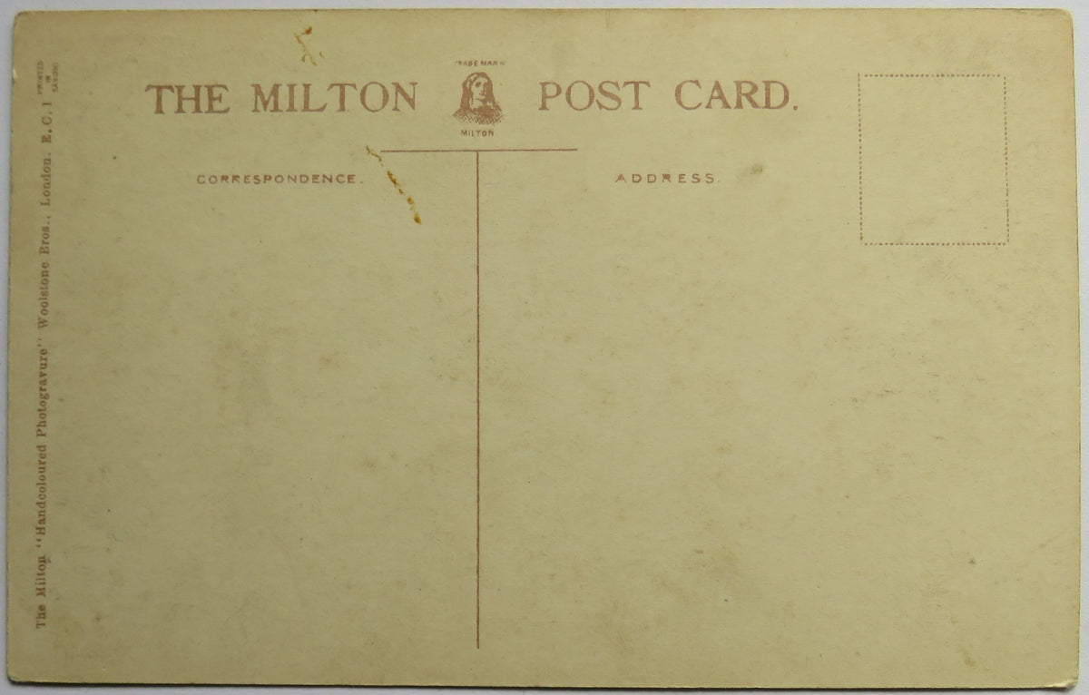 Vintage Postcard of South Oxford, The Milton "Handcoloured Photogravure" - Woodstone Bros