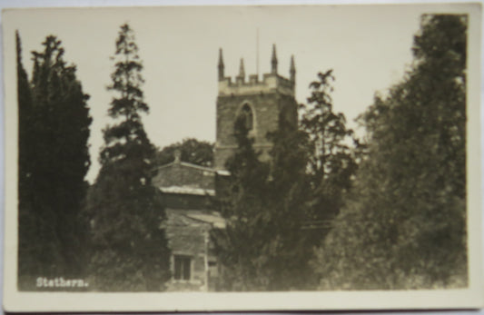 Vintage Postcard of Stathern 1961