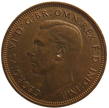 Load image into Gallery viewer, 1944 King George VI Halfpenny Coin In High Grade - Great Britain
