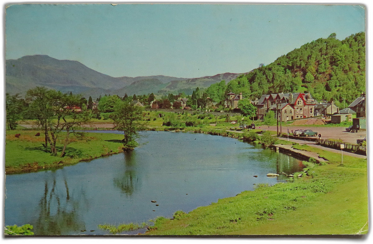 Vintage Postcard of The River Teith, Callander, 1969