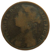 Load image into Gallery viewer, 1879 Queen Victoria Bun Head One Penny Coin Great Britain
