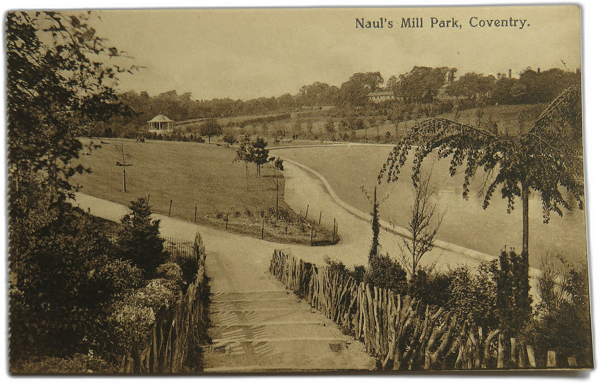 Vintage Postcard of Naul's Mill Park, Coventry