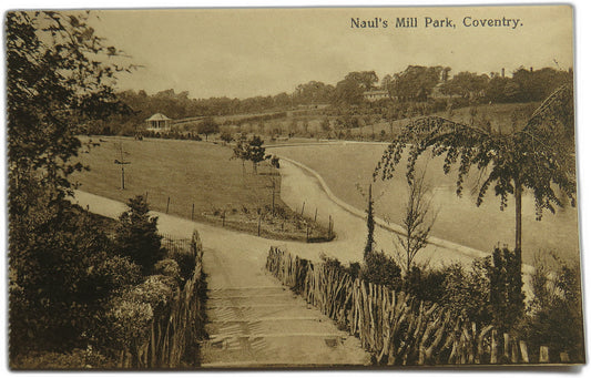 Vintage Postcard of Naul's Mill Park, Coventry