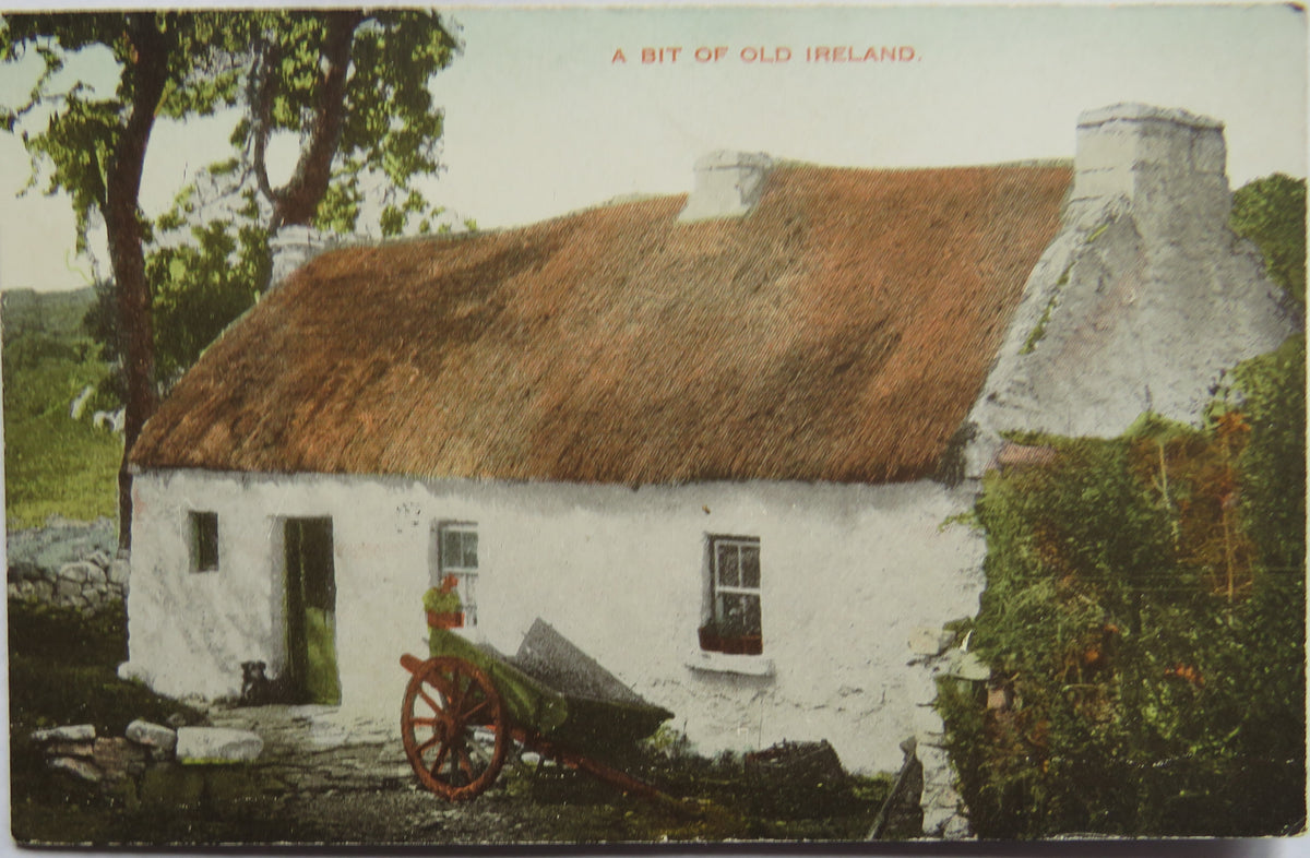 Irish Postcard Example Jc Vintage Postcard of A Bit of Old Ireland – J.W.B Coins & Collectables