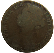 Load image into Gallery viewer, 1879 Queen Victoria Bun Head One Penny Coin Great Britain
