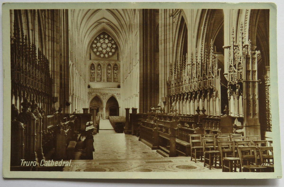 Vintage Postcard of Truro Cathedral