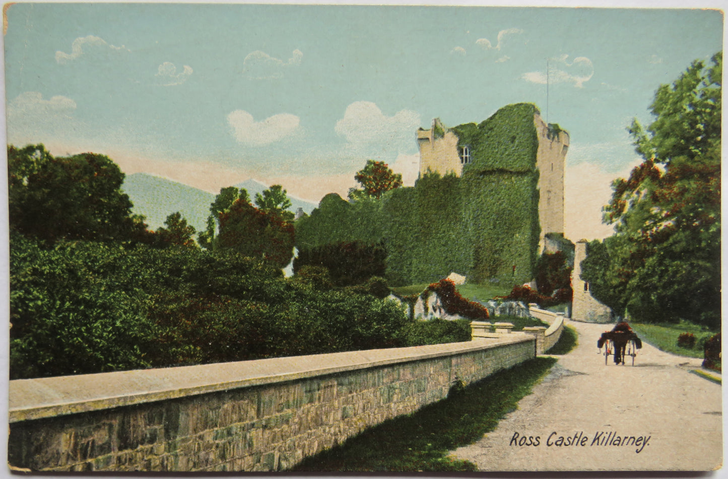 Vintage Postcard of Ross Castle, Killarney