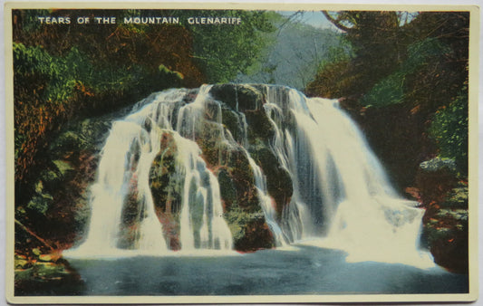 Vintage Postcard of Tears of the Mountain, Glenariff