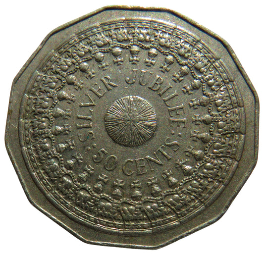 1977 Australia 50 Fifty Cents Coin