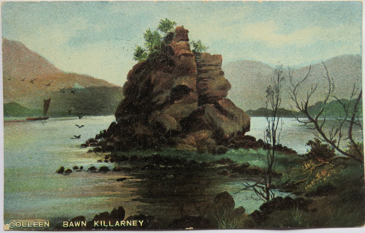 Vintage Postcard of Colleen Bawn Killarney 1907