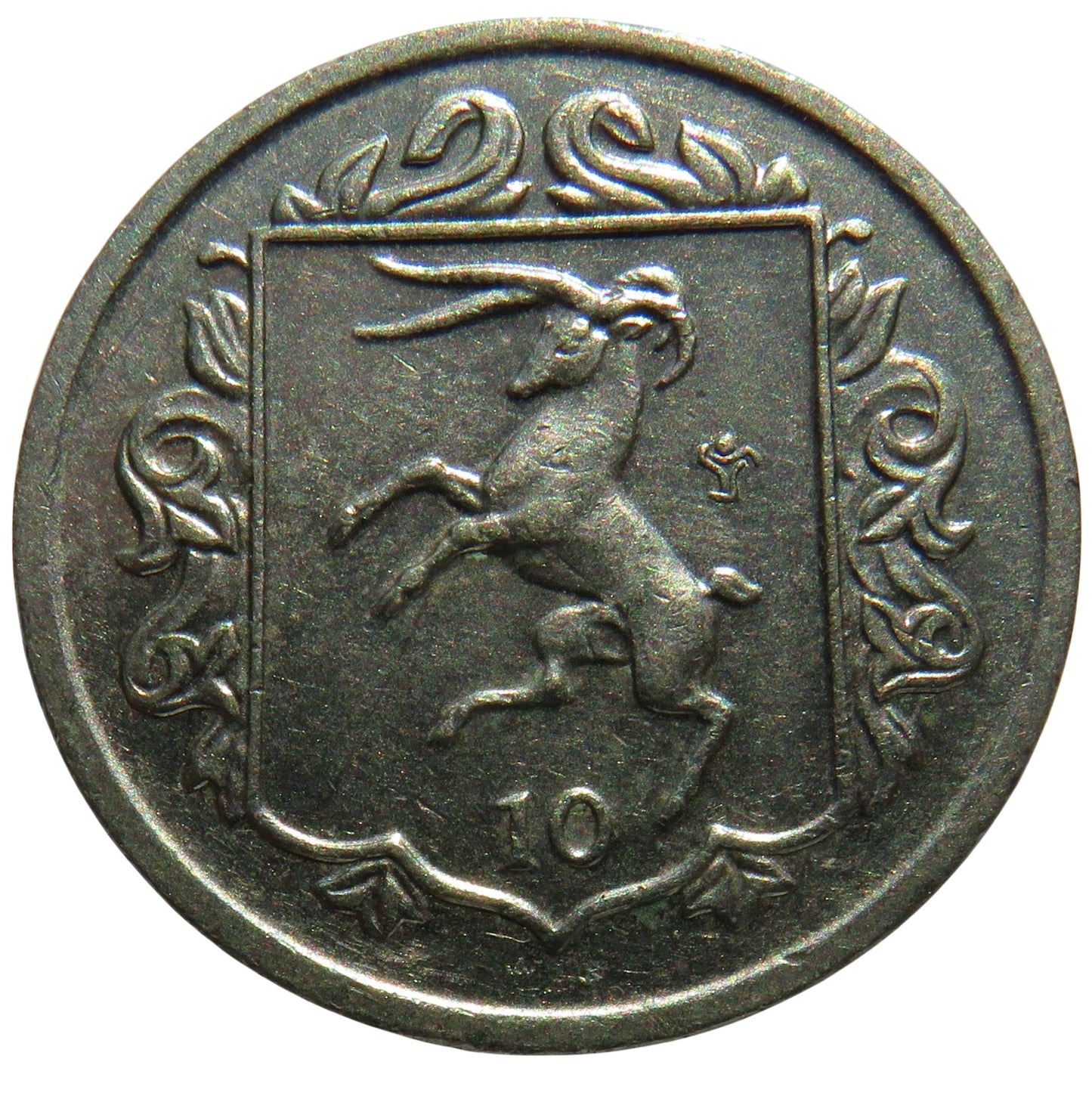1985 Isle of Man 10p Ten Pence Coin
