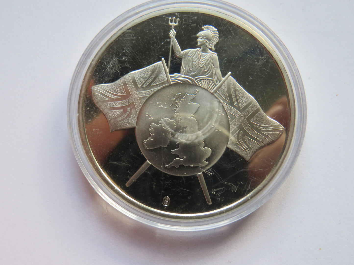 Large Commemorative Coin £20 Banknote Sir Edward Elgar Series E
